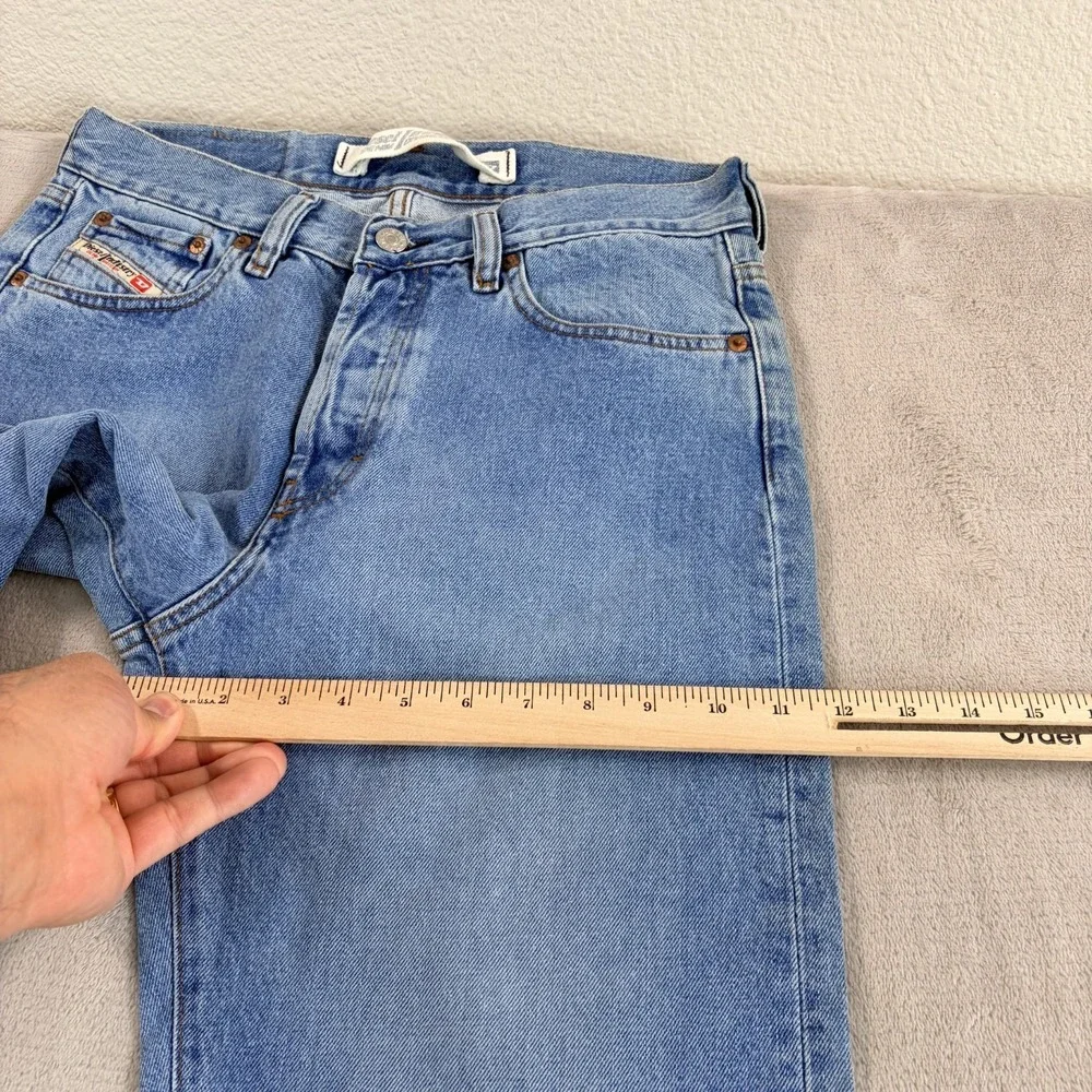 Diesel Kulter Straight Leg Jeans in Blue Men 30x34 Button Fly Made in‎ Italy